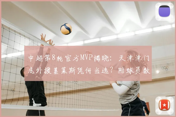 中超第8轮官方MVP揭晓:天津津门虎外援基莱斯凭何当选?附球员数据深度解析